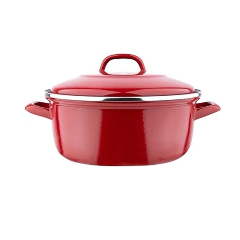 BK DUTCH tērauda katls d22cm/3.5L, var lietot cepeškrāsnī